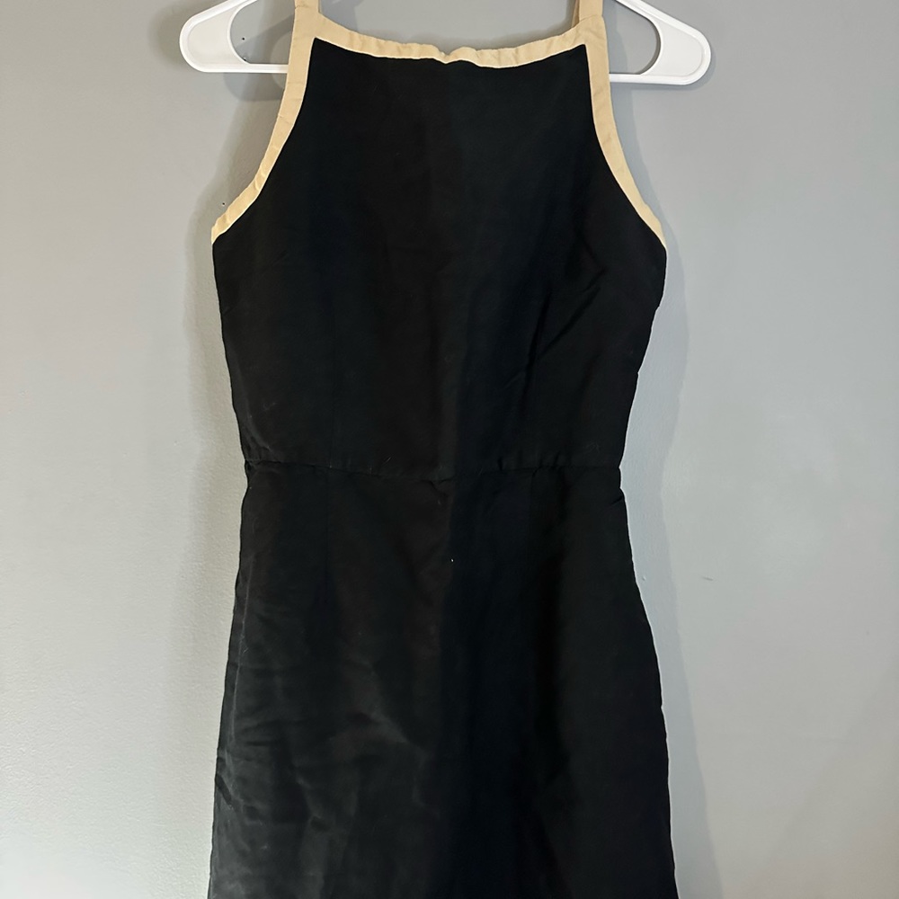 Eddie Bauer Tan and Black Dress